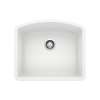 Diamond SILGRANIT 24" Single Bowl Undermount Kitchen Sink - White, 440175
