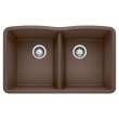 KA-440182 Diamond Equal Double Bowl Sink Kit in Caf