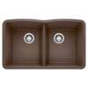 Diamond SILGRANIT 32" 50/50 Double Bowl Undermount Kitchen Sink - Café, 440182