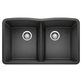 KA-440184 Diamond Equal Double Bowl Sink Kit in Anthracite