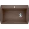 Diamond SILGRANIT 33.5" Super Single Dual Mount Kitchen Sink - Café, 440192