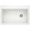 Diamond SILGRANIT 33.5" Super Single Dual Mount Kitchen Sink - White, 440195