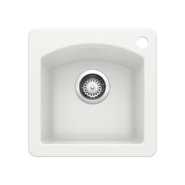KA-440205 Diamond Bar Sink Dual Mount Sink Kit in White