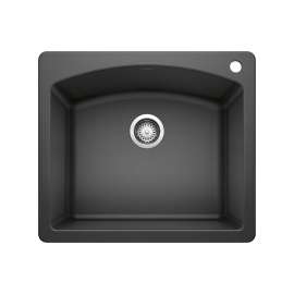 KA-440210 Diamond Single Bowl Dual Mount Sink Kit in Anthracite
