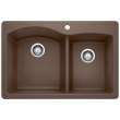 KA-440213 Diamond 1-3/4 Bowl Dual Mount Sink Kit in Caf