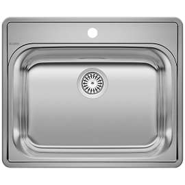 K-441078 22-in X 25-in Essential Laundry Sink with Strainer in Stainless Steel