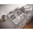 KF-441078 22-in X 25-in Essential Laundry Sink with Pull-Down Faucet and Strainer in Stainless Steel