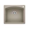 KA-441280 Diamond Single Bowl Dual Mount Sink Kit in Truffle