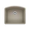 KA-441281 Diamond Single Bowl  Sink Kit in Truffle