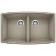 KA-441290 Performa Equal Double Bowl Sink Kit in Truffle