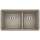 Precis SILGRANIT 33" 60/40 Double Bowl Undermount Kitchen Sink - Truffle, 441296