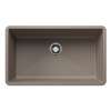 Precis SILGRANIT 32" Super Single Undermount Kitchen Sink - Truffle, 441297
