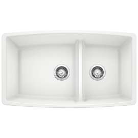 KA-441310 Performa Medium 1-3/4 Low Divide Sink Kit in White