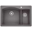 KA-441464 Diamond 1-1/2 Bowl Dual Mount Sink Kit in Cinder