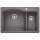 KA-441464 Diamond 1-1/2 Bowl Dual Mount Sink Kit in Cinder