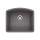 Diamond SILGRANIT 24" Single Bowl Undermount Kitchen Sink - Cinder, 441468