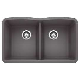 KA-441470 Diamond Equal Double Bowl Sink Kit in Cinder