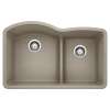 KA-441596 Diamond 1-3/4 Low Divide Sink Kit in Truffle