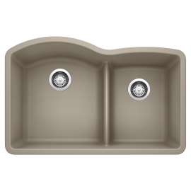 KA-441596 Diamond 1-3/4 Low Divide Sink Kit in Truffle