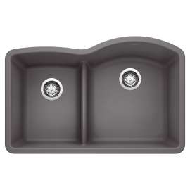 KA-441600 Diamond 1-3/4 Low Divide Reverse Sink Kit in Cinder