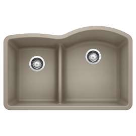 KA-441608 Diamond 1-3/4 Low Divide Reverse Sink Kit in Truffle