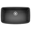 Valea SILGRANIT 32" Super Single Undermount Kitchen Sink - Anthracite, 441610