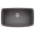 Valea SILGRANIT 32" Super Single Undermount Kitchen Sink - Cinder, 441611