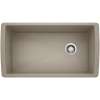 Diamond SILGRANIT 33" Super Single Undermount Kitchen Sink - Truffle, 441765
