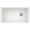 Diamond SILGRANIT 33" Super Single Undermount Kitchen Sink - White, 441767