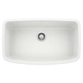 KA-441773 Valea Super Single Bowl Sink Kit in White