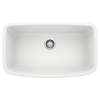 Valea SILGRANIT 32" Super Single Undermount Kitchen Sink - White, 441773
