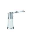 KF-442036 Artona Pull-Down Kitchen Faucet with Soap Dispenser in White/Stainless