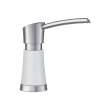 Artona Soap Dispenser - PVD Steel/White, 442054