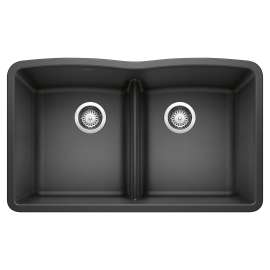 KA-442075 Diamond Equal Double Low Divide Sink Kit in Anthracite