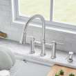 Empressa Pull-Down Dual-Spray Bridge Faucet - Chrome, 442504