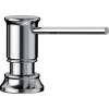 KF-442504 Empressa Pull-Down Bridge Kitchen Faucet with Soap Dispenser in Polished Chrome