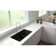 18-in x 33-in Granite 9.5-in Deep Kitchen Sink