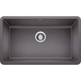 Precis/Artona KF-442530 Single Sink Kit with Pull-Down Faucet and Strainer in Cinder