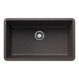 Precis SILGRANIT 30" Single Bowl Undermount Kitchen Sink - Cinder, 442530