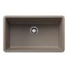 Precis SILGRANIT 30" Single Bowl Undermount Kitchen Sink - Truffle, 442531