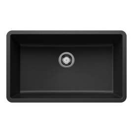 Precis SILGRANIT 30" Single Bowl Undermount Kitchen Sink - Anthracite, 442534
