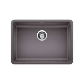 Precis SILGRANIT 25" ADA Single Bowl Undermount Kitchen Sink - Cinder, 442539