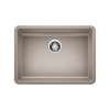 Precis SILGRANIT 25" ADA Single Bowl Undermount Kitchen Sink - Truffle, 442540