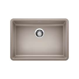 Precis SILGRANIT 25" ADA Single Bowl Undermount Kitchen Sink - Truffle, 442540