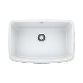 KA-442551 Valea 27" Single Bowl Sink Kit in White