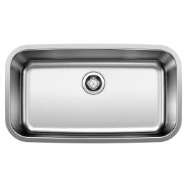 Stellar 32" Single Bowl Undermount Stainless Steel Kitchen Sink, 442576