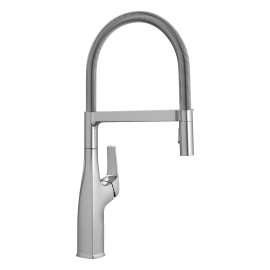 Rivana Semi-Pro Pull-Down Dual-Spray Kitchen Faucet - PVD Steel, 442676