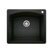 KA-442905 Diamond Single Bowl Dual Mount Sink Kit in Coal Black