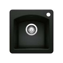 KA-442915 Diamond Bar Sink Dual Mount Sink Kit in Coal Black