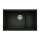 KA-442934 Precis Cascade Super Single Sink Kit in Coal Black